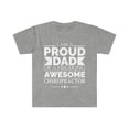 thumbnail image 1 of Proud Dad of an awesome Chiropractor Unisex T-shirt S-3XL Father's Day, 1 of 2