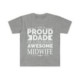 thumbnail image 1 of Proud Dad of an awesome Midwife Unisex T-shirt S-3XL Mother's Day, 1 of 2