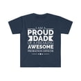 thumbnail image 1 of Proud Dad of an awesome Probation Officer Unisex T-shirt S-3XL Father's Day, 1 of 2