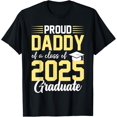 thumbnail image 1 of Proud Daddy Of A Class Of 2025 Graduate Senior Graduation T-Shirt, 1 of 4