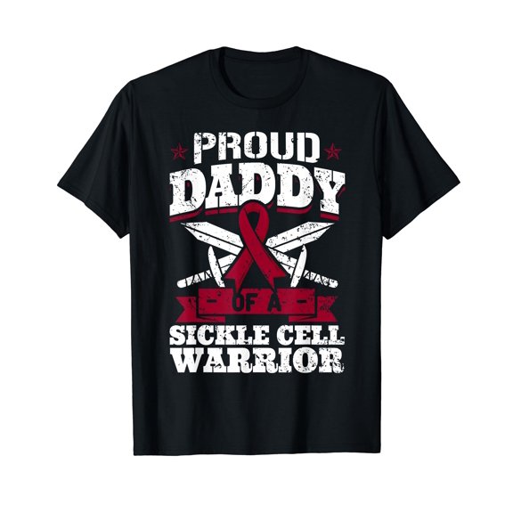 Proud Daddy Of A Sickle Cell Warrior SCD Awareness Dad T-Shirt