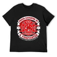 thumbnail image 1 of Proud Daughter of a Firefighter Rescue Fireman Hero T Shirt Black, 1 of 5