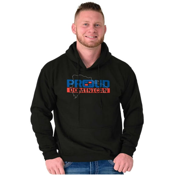 Proud Dominican DR Culture Ancestry Hoodie Sweatshirt Women Men Brisco Brands S