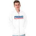 thumbnail image 1 of Proud Dominican DR Culture Ancestry Zip Up Hoodie Men's Women's Brisco Brands X, 1 of 5