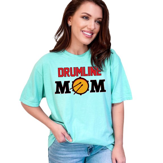 Proud Drumline Mom Musical Passion, Chalky Mint Comfort Colors T-Shirt, 3XL