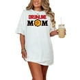 thumbnail image 1 of Proud Drumline Mom Musical Passion, White Comfort Colors T-Shirt, Small, 1 of 3