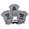 thumbnail image 1 of Proud Family Graduation Shirts College Senior Gifts Class of 2022 T Shirt Set Grad Squad Gray X-Small, 1 of 6