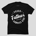 thumbnail image 1 of Proud Father Of A Few Dumbass Kids Funny Fathers Day H14036 T-Shirt, for Men and Women, Up to Size 5XL, 1 of 2