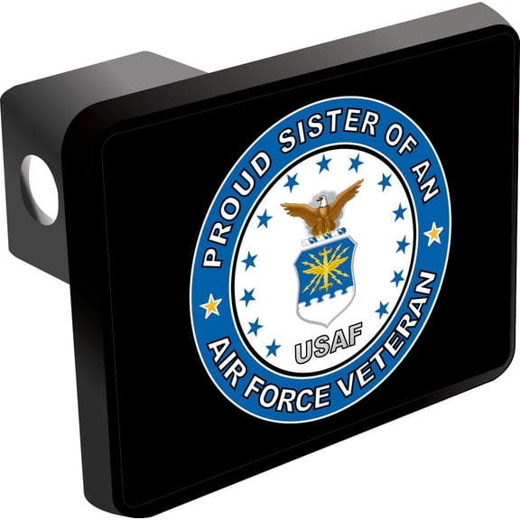 Proud Father of an Air Force Veteran Trailer Hitch Cover