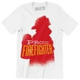 thumbnail image 1 of Proud Firefighter Nice Slogan Quote Saying Men's T-Shirt, 1 of 4