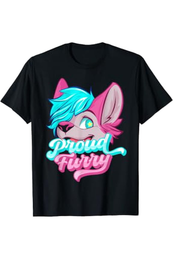 Proud Furry Fandom Furries Tails Ears Furry Person Cosplay T-Shirt
