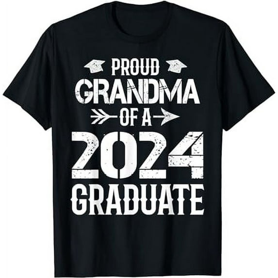 Proud GRANDMA Of A 2024 Graduate Graduation T-Shirt