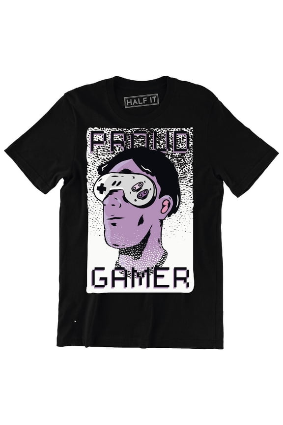 Proud Gamer Funny Man Console Remote Control As Sunglasses T-Shirt