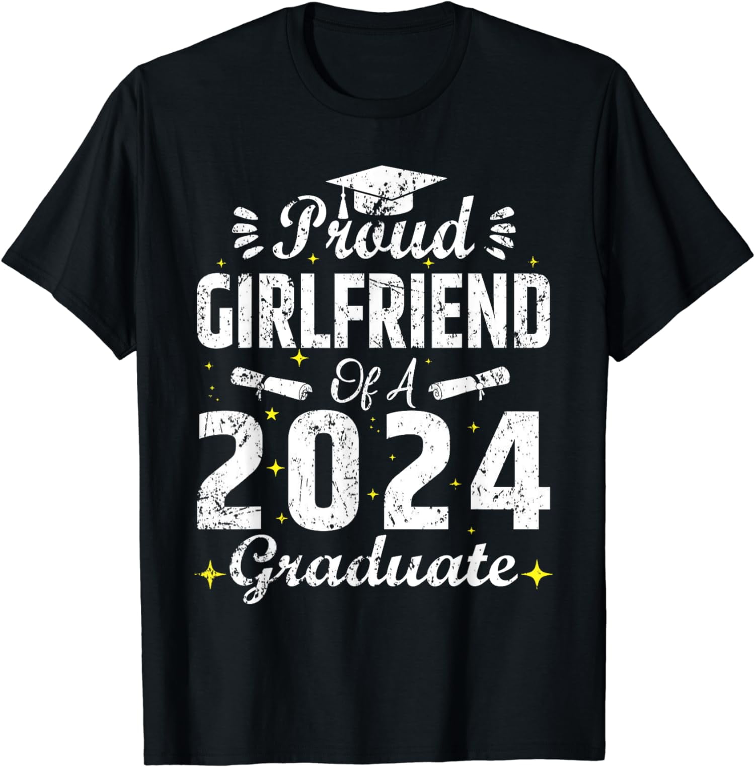 Proud Girlfriend of A Class 2025 Graduate Graduation Senior TShirt