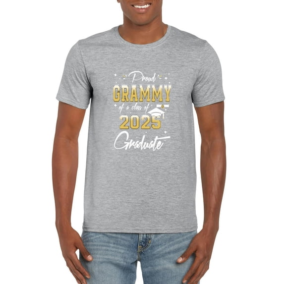 Proud Grammy of Class of 2025 Graduate Senior Celebration Gift T-Shirt, for men & women, up to size 5XL