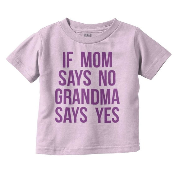 Proud Grandma Funny Spoiled Grandbaby Toddler Boy Girl T Shirt Infant Toddler Brisco Brands 18M