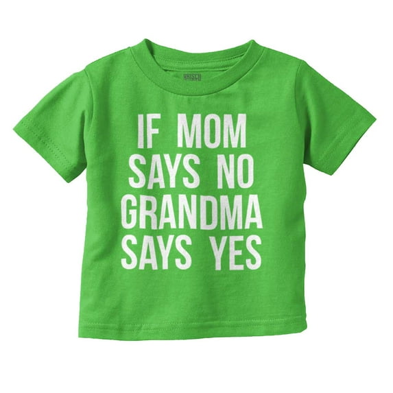 Proud Grandma Funny Spoiled Grandbaby Toddler Boy Girl T Shirt Infant Toddler Brisco Brands 4T