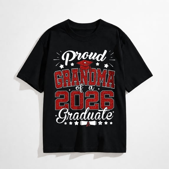 Proud Grandma of A 2026 Graduate Senior 2026 Graduation T-Shirt