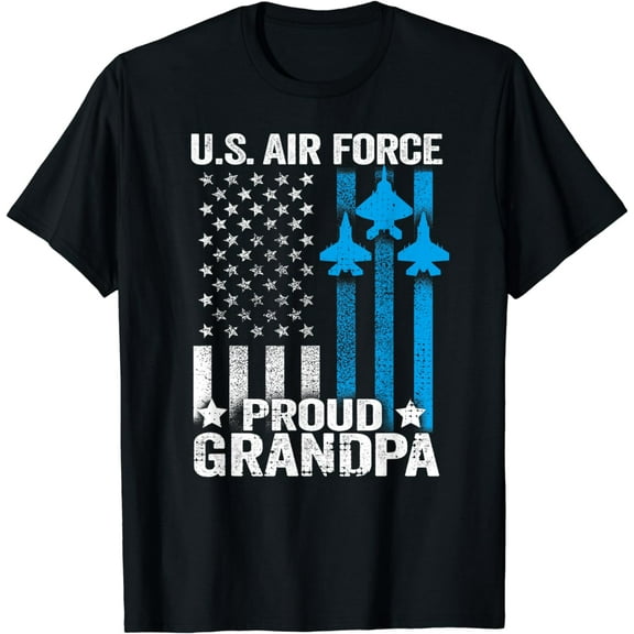 Proud Grandpa US Air Force T Shirt - USAF Shirt