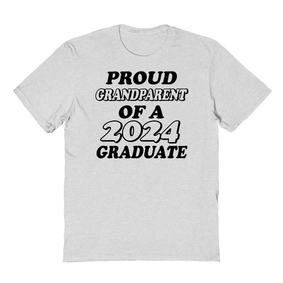 Proud Grandparent Of A 2024 Graduate ash grey T-Shirt