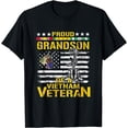 thumbnail image 1 of Proud Grandson Of A Vietnam Veteran Vietnam War T-Shirt, 1 of 4