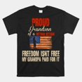 Proud Grandson Of Vietnam Veteran Military Family Usa Flag Shirt ...