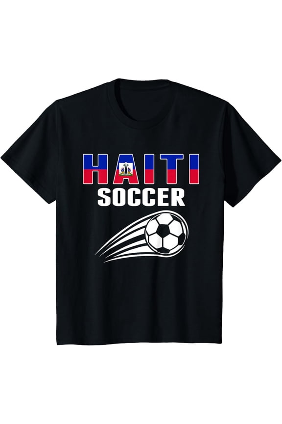 Proud Haiti Soccer Fans Jersey Pride Haitian Football Lovers T-Shirt