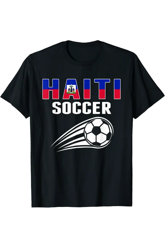 Proud Haiti Soccer Fans Jersey Pride Haitian Football Lovers T-Shirt