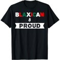 thumbnail image 1 of Proud Half Black Half Mexican American Blaxican T-Shirt, 1 of 4