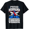 thumbnail image 1 of Proud Husband Of A Pulmonary Fibrosis Warrior Awareness T-ShirtMen and women can wear, black T-shirts, gifts. Age: M,L，XL 2XL, 3XL, 359XL, 1 of 4