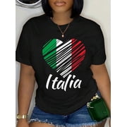 Proud Italian - Italia Design - Italian Heart - Love Italy T-Shirt