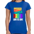 thumbnail image 1 of Proud LGBT Love is Love Lesbian Gay LGBT Pride Shirt LGBTQ Womens Shirts, 1 of 8