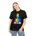 thumbnail image 1 of Proud LGBT Shirt Love is Love Shirt LGBTQ Pride Gay Lesbian Plus Size Clothing for Women, 1 of 8