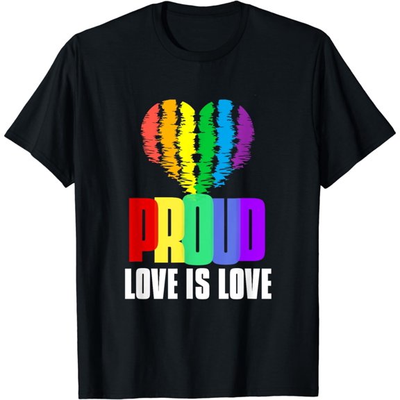 Proud LGBT TShirt Love is Love Shirt Equality Human Rights T-Shirt