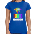 thumbnail image 1 of Proud LGBTQ Love is Love Lesbian Gay Queer Transgender Women Tops, 1 of 8