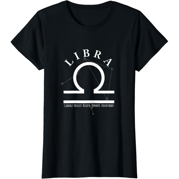 Proud Libra Zodiac Characteristics Gifts Astrology Sign Love T-Shirt