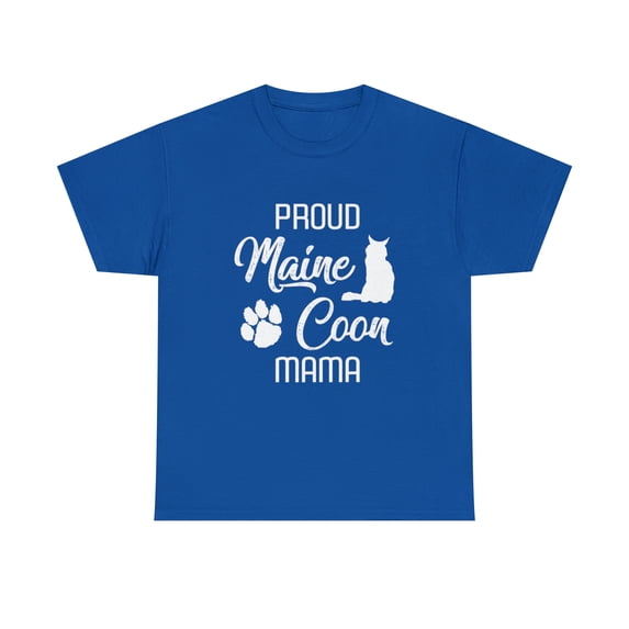 Proud Maine Coon Mama Cat Gifts Lover Tshirt