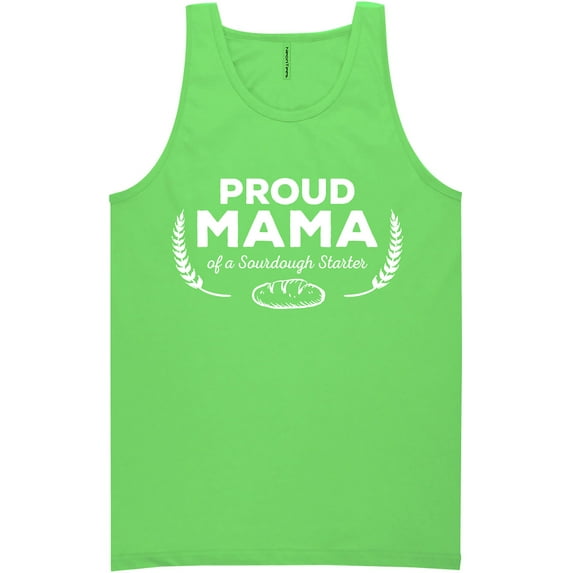 Proud Mama of a Sourdough Starter Neon Tank Top