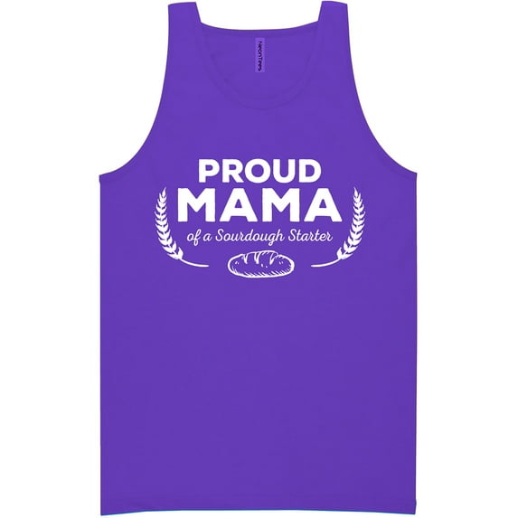 Proud Mama of a Sourdough Starter Neon Tank Top