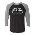 thumbnail image 1 of Proud Mama of a Sourdough Starter Unisex 3/4 Sleeve Baseball Raglan Tee, 1 of 3