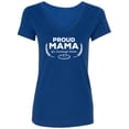 thumbnail image 1 of Proud Mama of a Sourdough Starter Womens V-Neck T-Shirt, 1 of 2