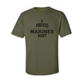 thumbnail image 1 of Proud Marines AUNT Adult Short Sleeve T-shirt, 1 of 4