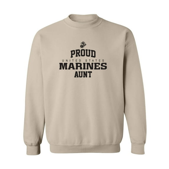 Proud Marines AUNT Crewneck Sweatshirt