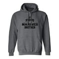 thumbnail image 1 of Proud Marines BROTHER Adult Hooded Sweatshirt, 1 of 3
