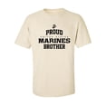 thumbnail image 1 of Proud Marines BROTHER Adult Short Sleeve T-shirt, 1 of 4