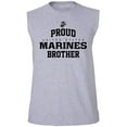 thumbnail image 1 of Proud Marines BROTHER Adult Sleeveless Tee, 1 of 4