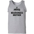 thumbnail image 1 of Proud Marines BROTHER Adult Tank Top, 1 of 3