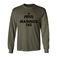 thumbnail image 1 of Proud Marines DAD Adult Long Sleeve T-shirt, 1 of 3