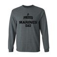 thumbnail image 1 of Proud Marines DAD Adult Long Sleeve T-shirt, 1 of 3