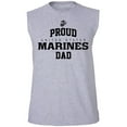 thumbnail image 1 of Proud Marines DAD Adult Sleeveless Tee, 1 of 4